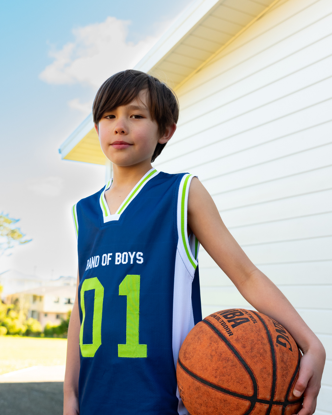 BAND OF BOYS | Navy/Wht BOB Slam Dunk Tank