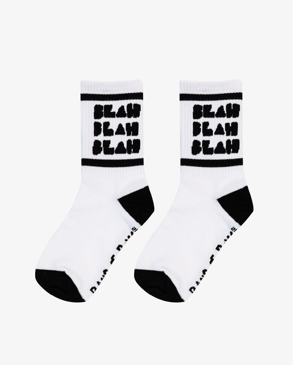 THE COLLECTIBLES | White Blah Skate Socks