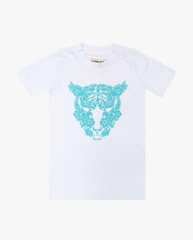 THE GIRL CLUB | White Lace Tiger Tee