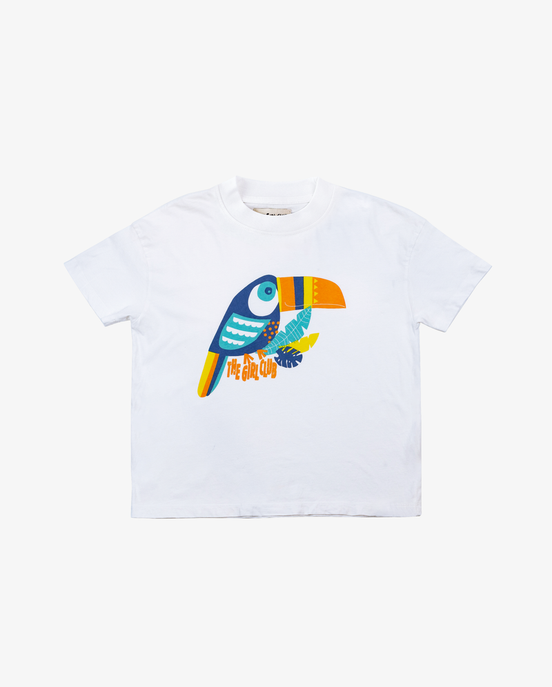 THE GIRL CLUB | White Toucan Vibes Tee