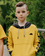 BAND OF BOYS | Yellow + Black Thunder Chaos Hood