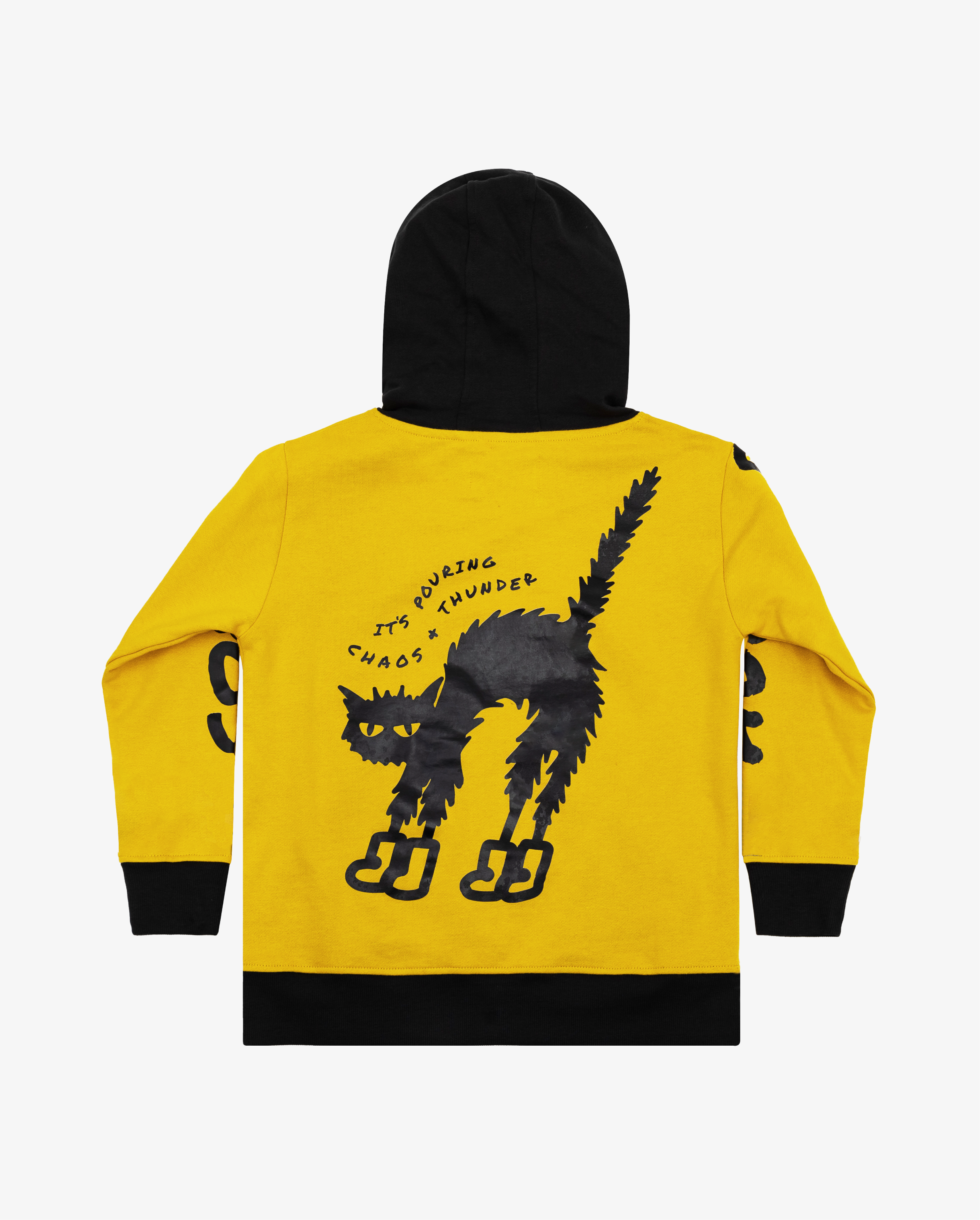 BAND OF BOYS | Yellow + Black Thunder Chaos Hood