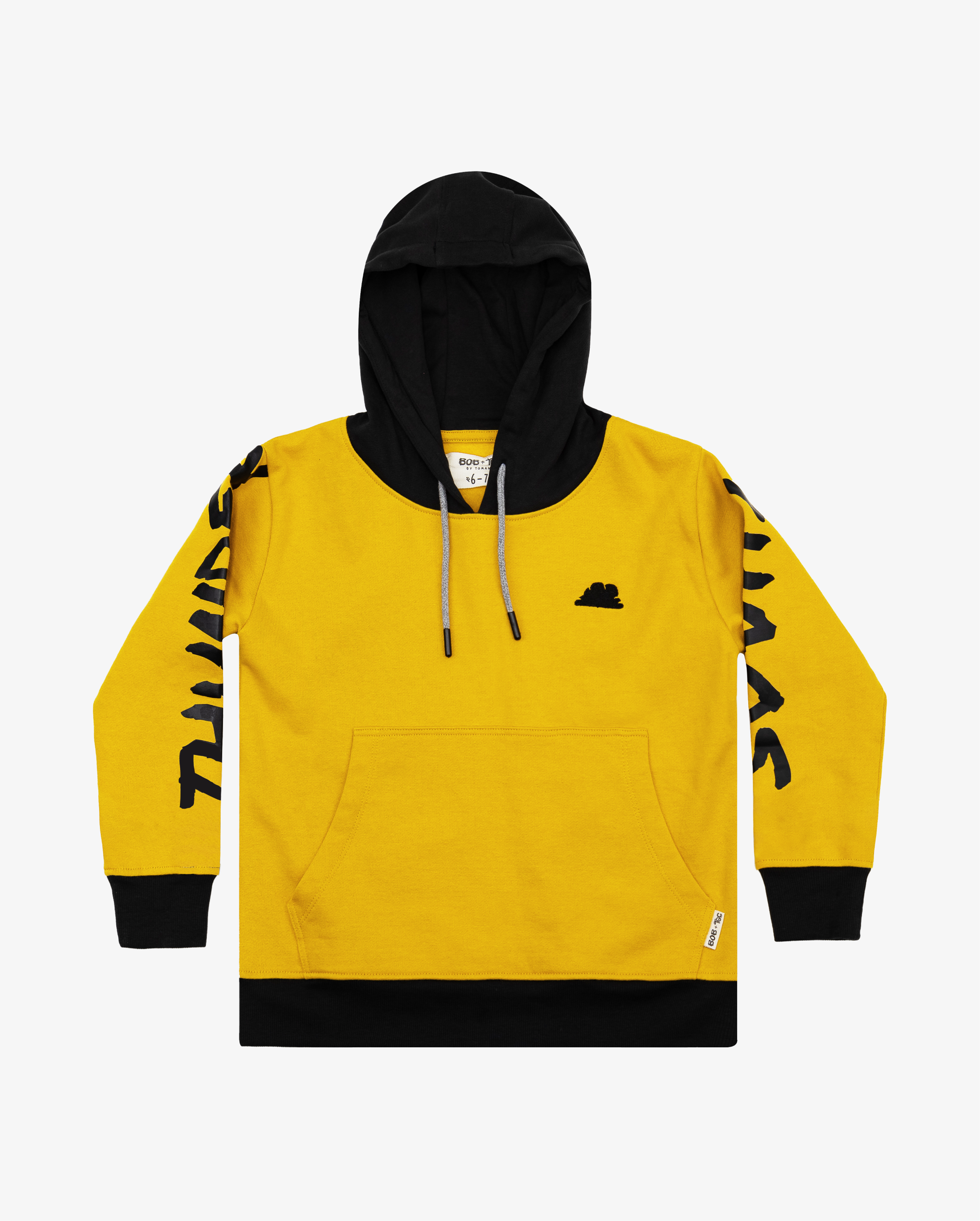 BAND OF BOYS | Yellow + Black Thunder Chaos Hood