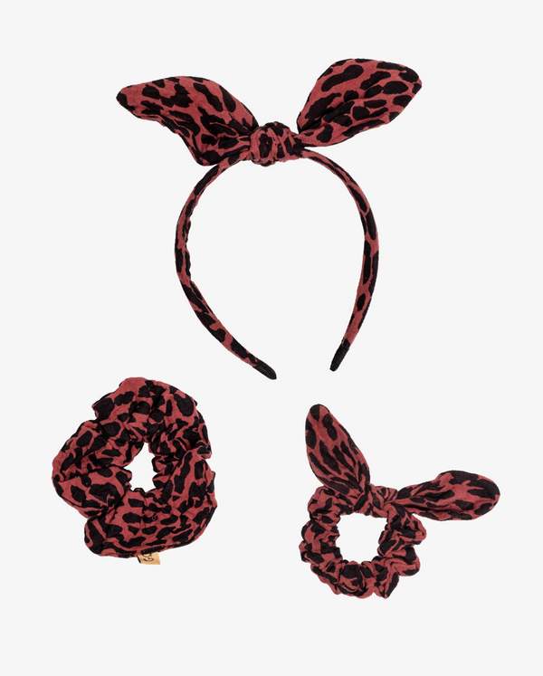 THE COLLECTIBLES | Sienna Leopard Print Hair Accessories Set