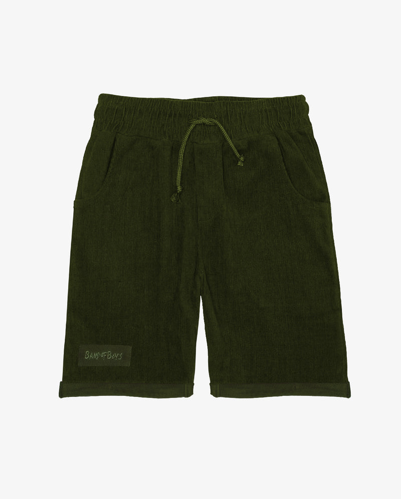 BAND OF BOYS | Army Green Cord Shorts