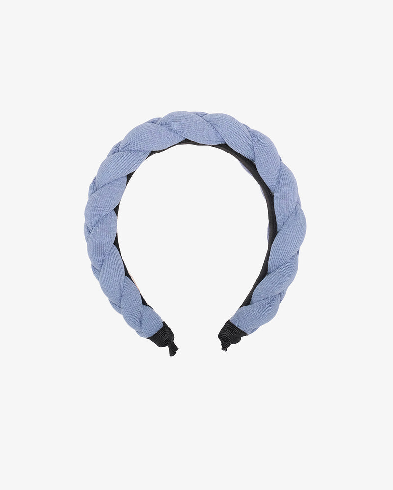 THE COLLECTIBLES | Blue Rib Cotton Twist Headband