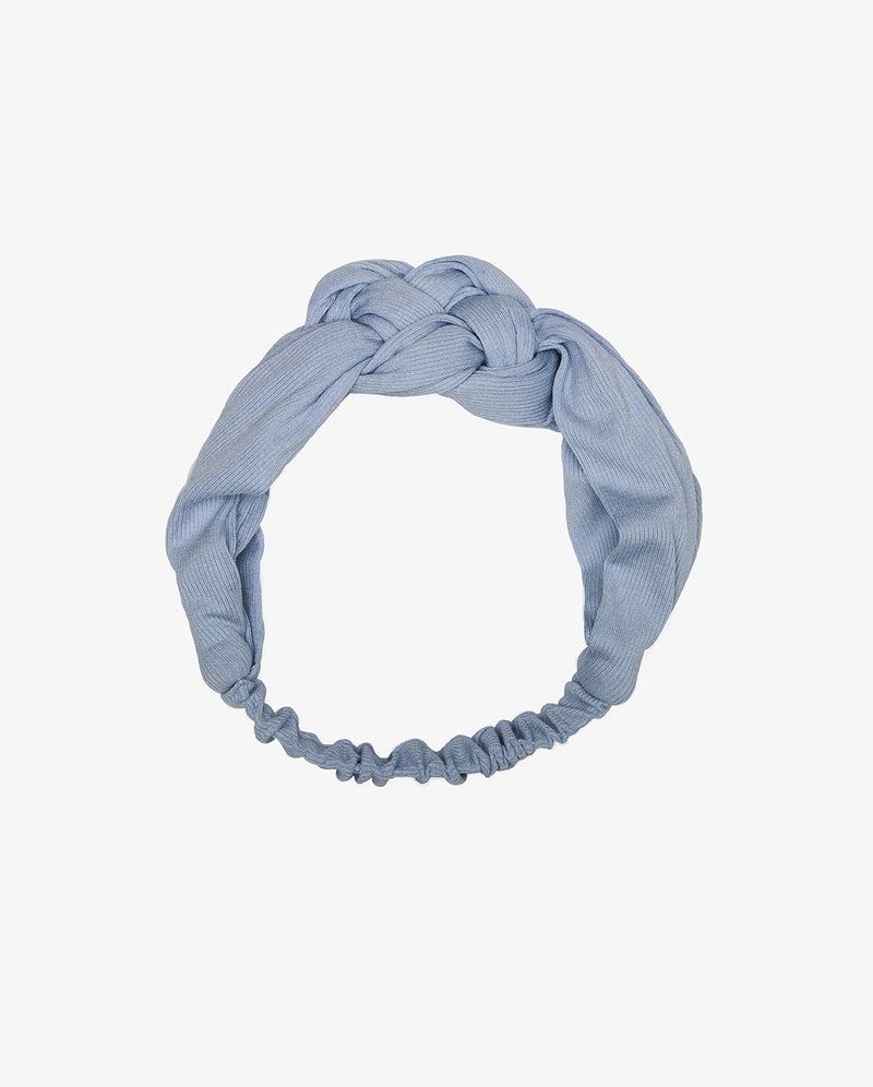 THE COLLECTIBLES | Blue Rib Cotton Twist Headwrap