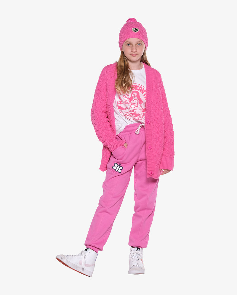 THE GIRL CLUB | Bubblegum Pink Fleece Joggers