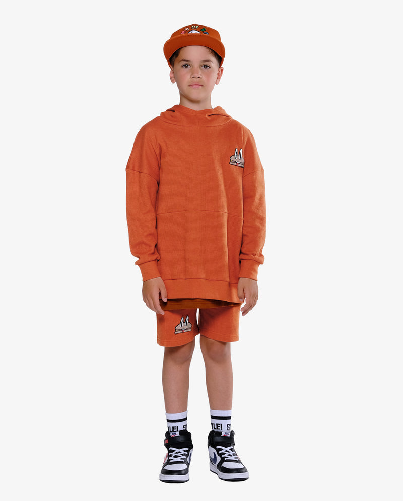 BAND OF BOYS | Burger Patch Waffle Seam Front Shorts