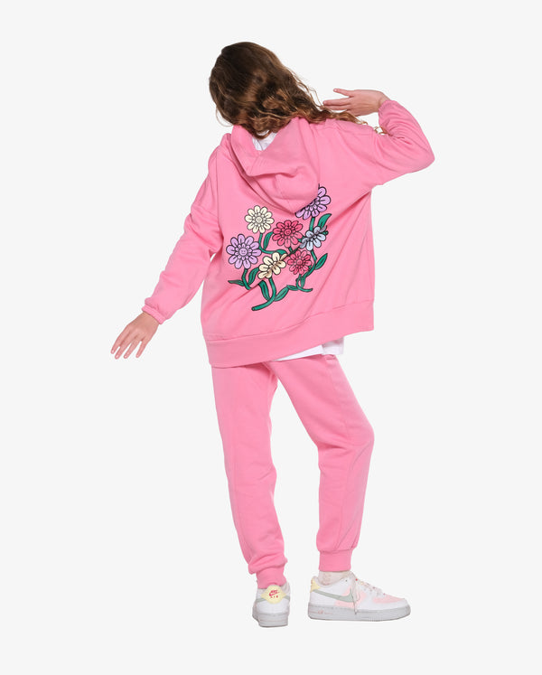 THE GIRL CLUB | Flower Garden Fleece Hood