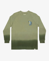 BAND OF BOYS | Green Dip Dye Raglan Crew