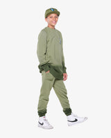 BAND OF BOYS | Green Dip Dye Raglan Crew