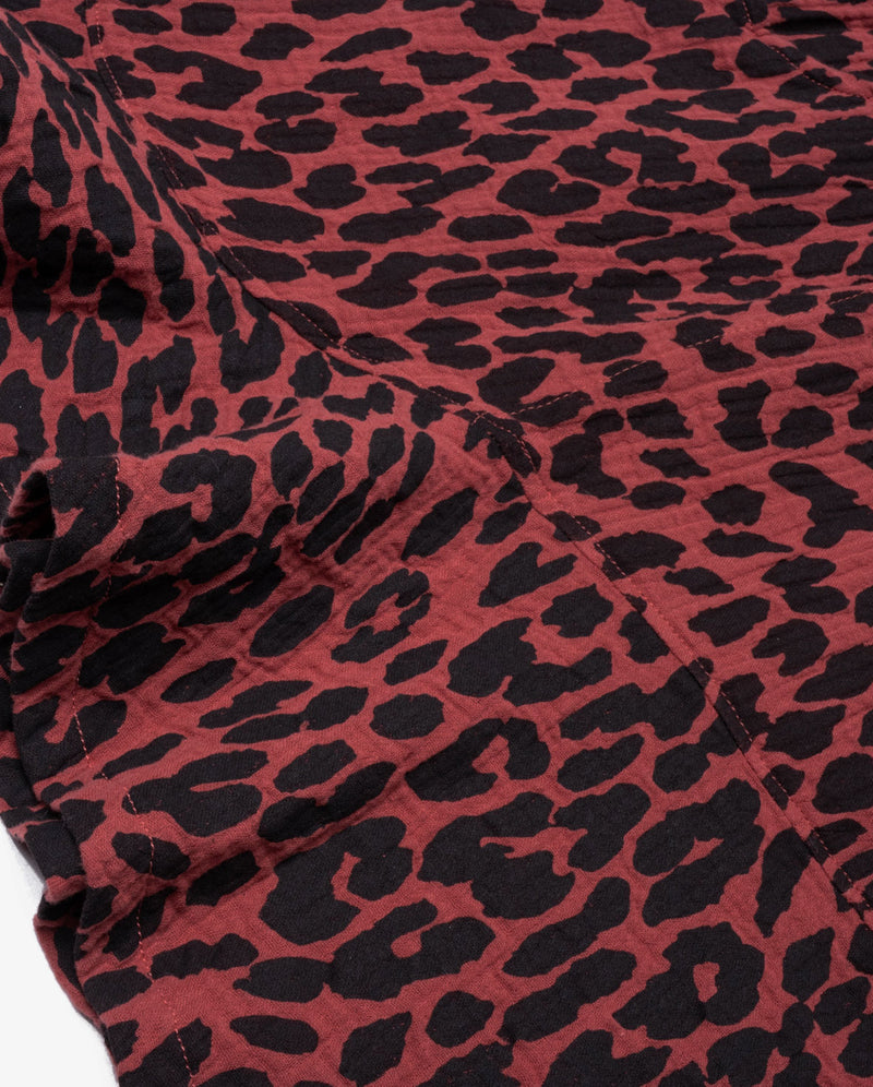 THE GIRL CLUB | Leopard Print Flare Panel Skirt