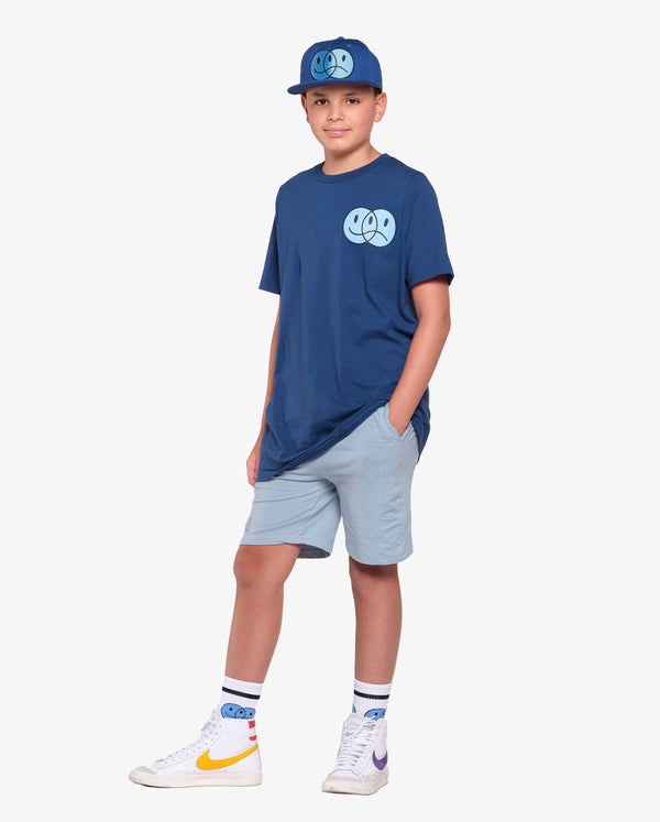 BAND OF BOYS | Light Blue Seam Front Shorts