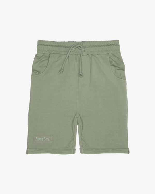 BAND OF BOYS | Moss Green Relaxed Shorts
