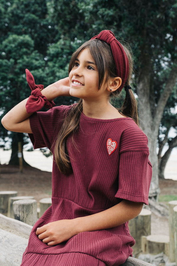 THE COLLECTIBLES | Ruby Rib Cotton Topknot Headband