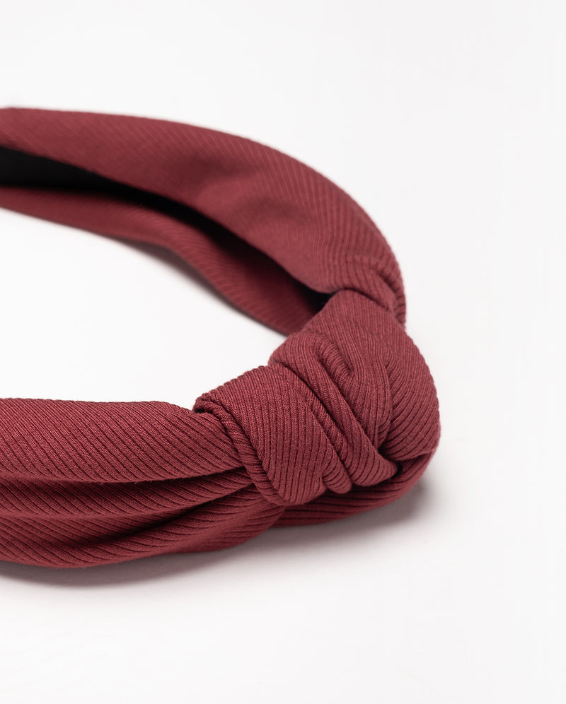 THE COLLECTIBLES | Ruby Rib Cotton Topknot Headband