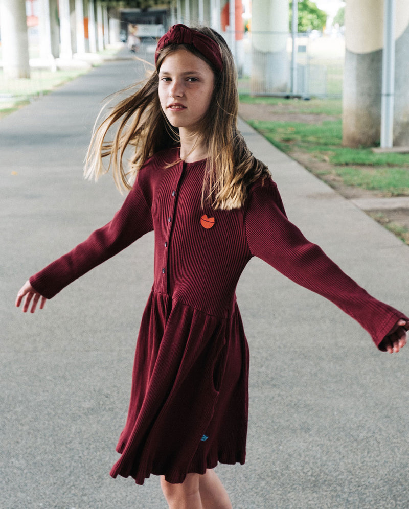 GRLFRND | Ruby Rib Cotton Button Front Dress