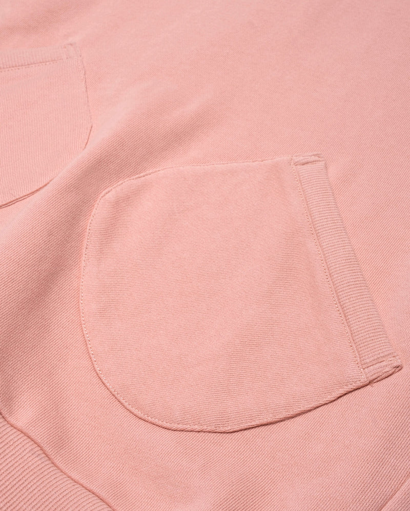 THE GIRL CLUB | Smiley Blush Pink Bell Sleeve Long Hood